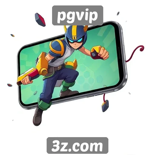 experiência de jogo móvel no pgvip é otimizada