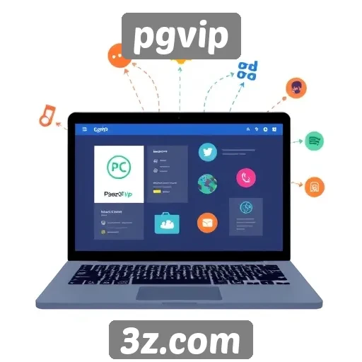 Exploração das funcionalidades interativas do site pgvip