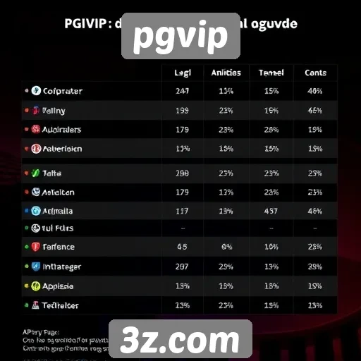Desempenho do pgvip em comparação a concorrentes